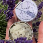 tin and lid lavender