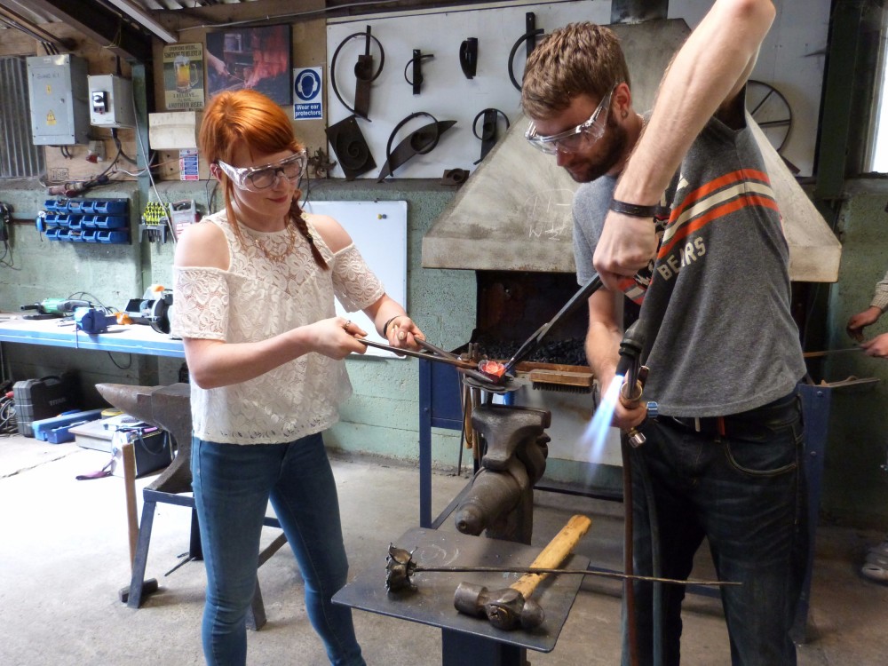 old-forge-blacksmithing-for-two