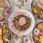 plates of indian food